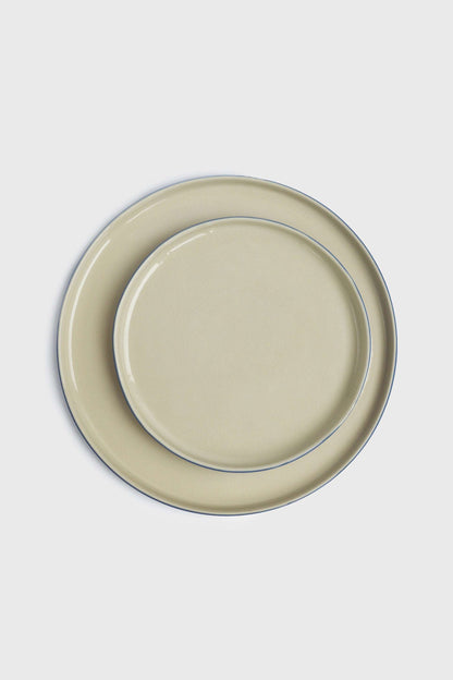 Handmade Blue Plates and Forget Me Flower Design