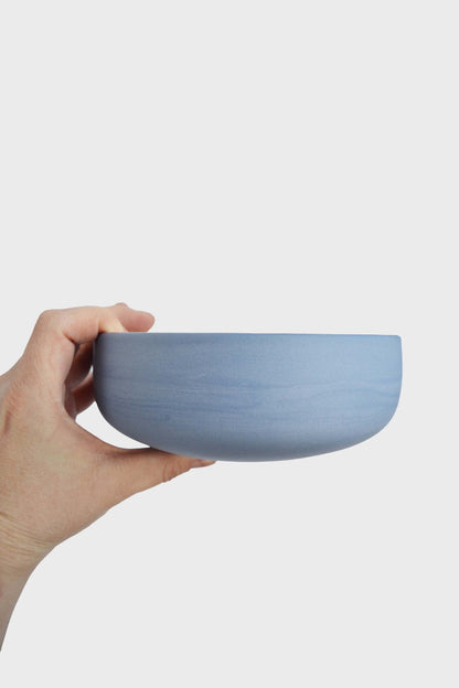 Handmade Porcelain Bowl and Forget Me Not Brown