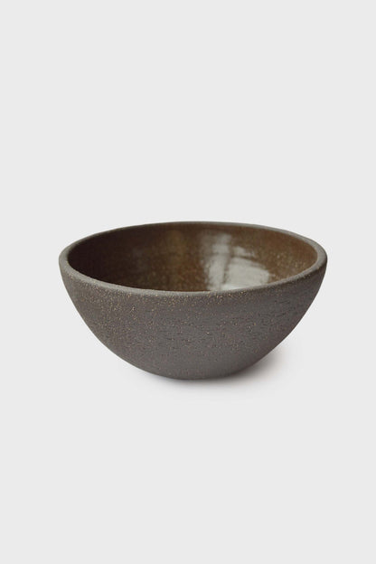 Handmade Stoneware Bowl In A Pumpernickel Glaze