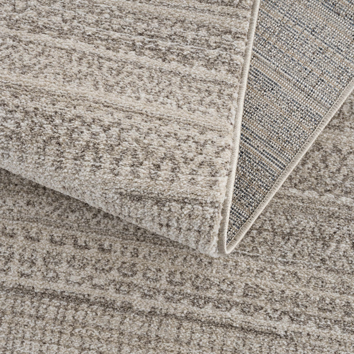 Nate Beige Tribal High Pile Carpet by Boutique Rugs, plush beige rug with tribal pattern, 2 rugs on Tampa Home & Garden Store