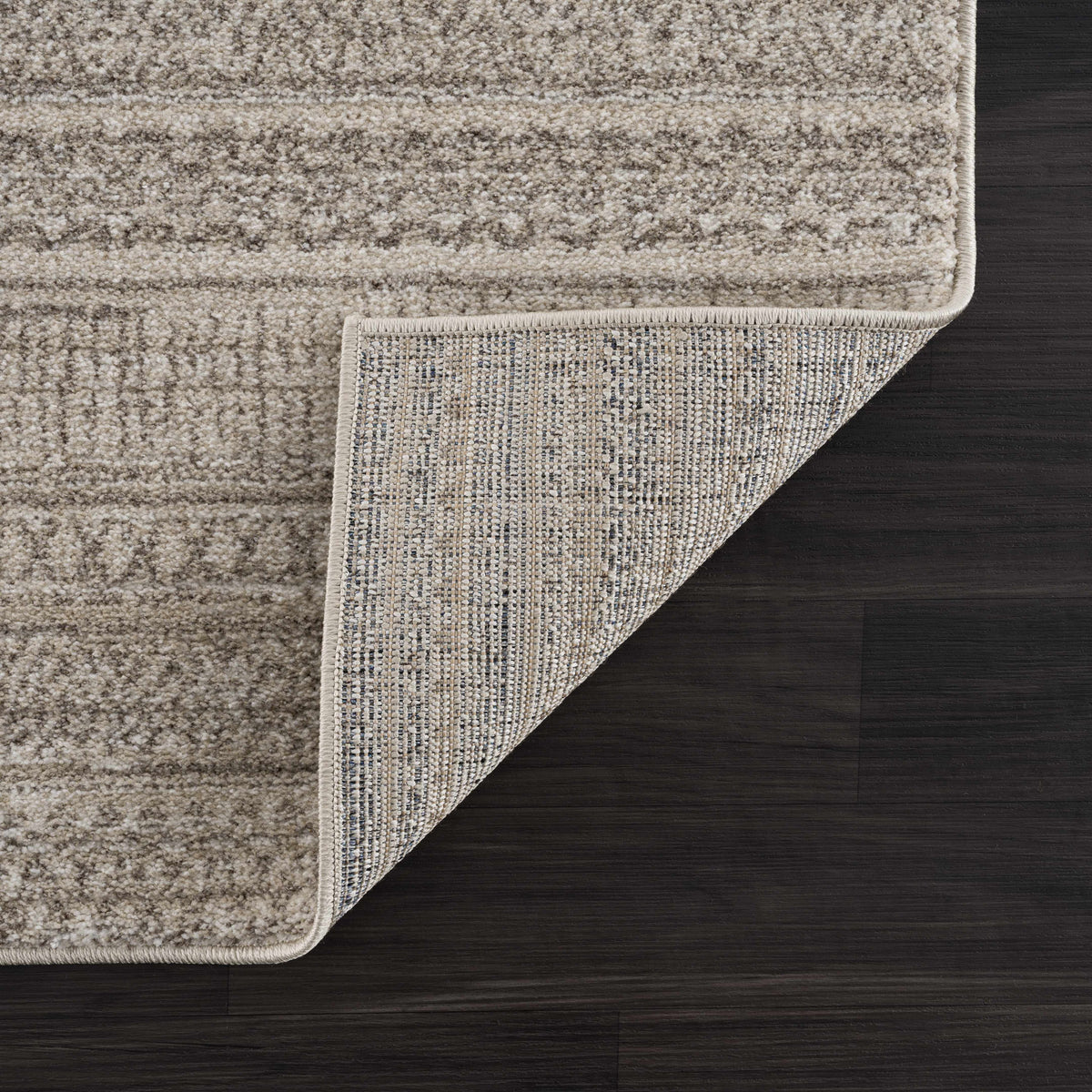 Nate Beige Tribal High Pile Carpet by Boutique Rugs beige high-pile rug with tribal pattern on Tampa Home & Garden Store