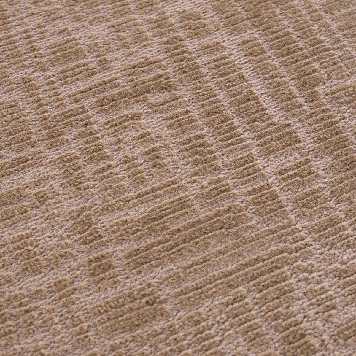 Leanna light brown washable area rug neutral beige-brown textured pile Boutique Rugs on Tampa Home & Garden Store