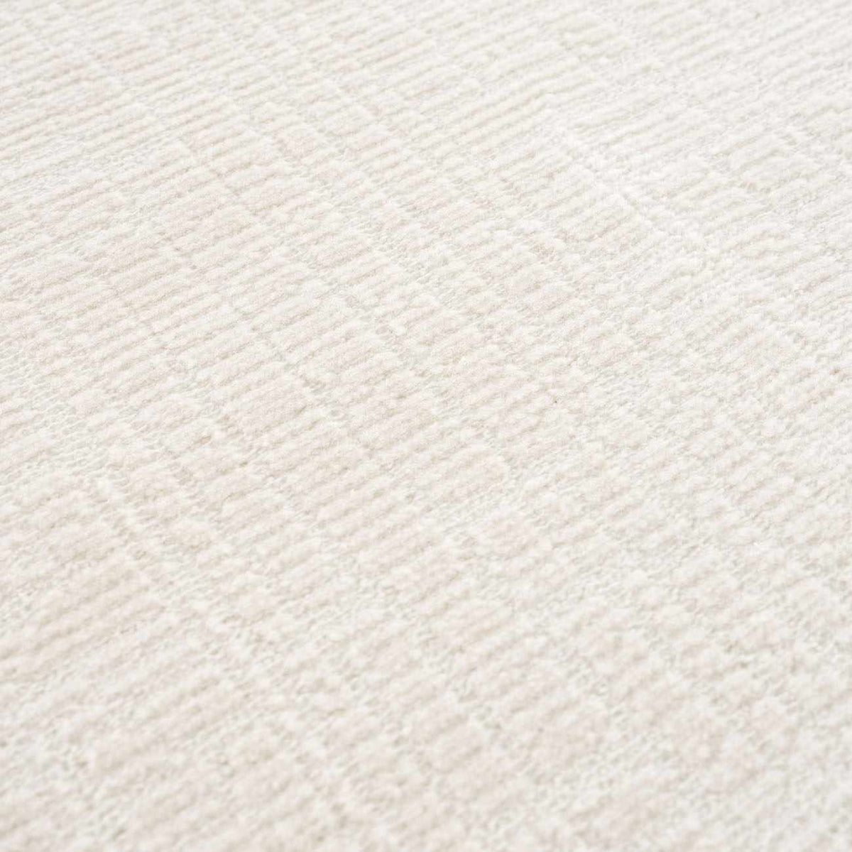 Leanna Cream washable area rug by Boutique Rugs, ivory textured plush finish on Tampa Home & Garden Store