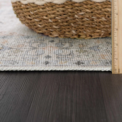 Beige Beckett washable rug by Boutique Rugs with natural braided fiber texture on Tampa Home & Garden Store