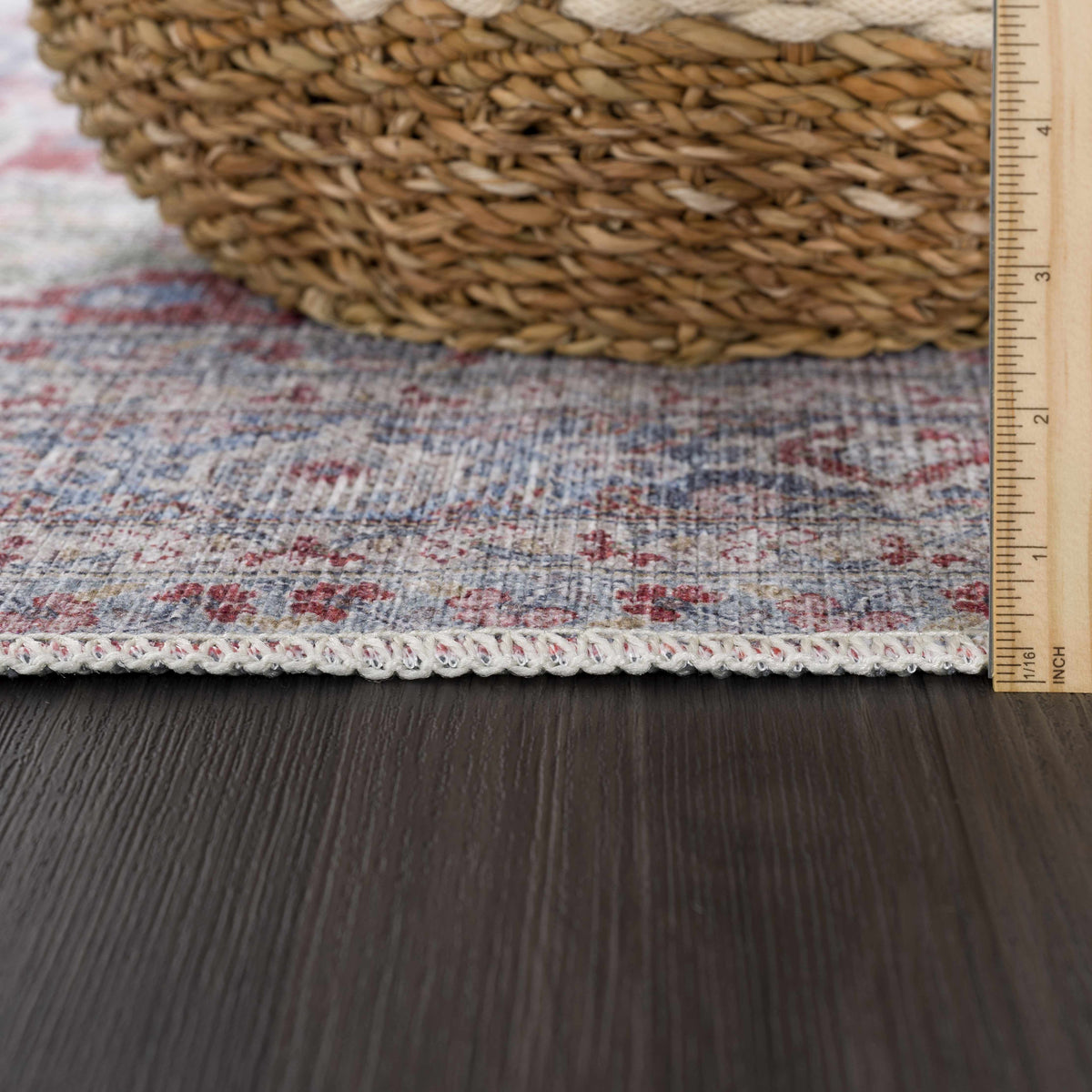 Rust Goma Vintage Area Rug, natural jute braided texture, beige-brown tones, Boutique Rugs on Tampa Home & Garden Store