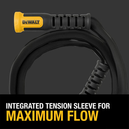 DeWALT 6 ft fabric garden hose DXMH3306 with yellow and black grip on Tampa Home & Garden Store