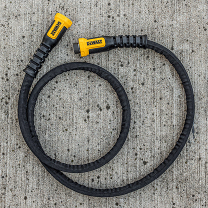 DEWALT fabric hose 6 ft 5/8 in with yellow garden hose on Tampa Home & Garden Store