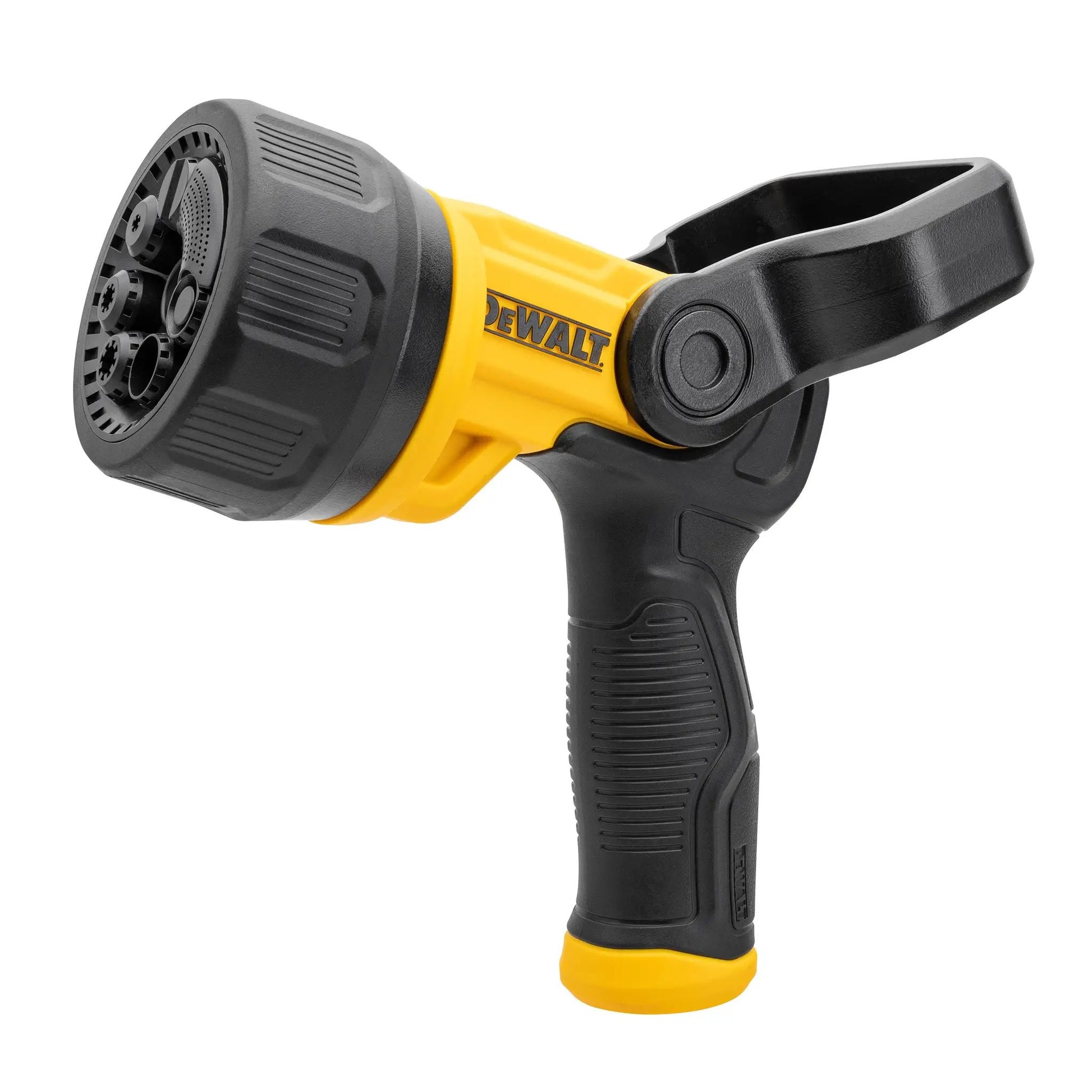 DEWALT Duty Hydro Cannon Nozzle DXWN3287 yellow body black handle multi-pattern spray nozzle on Tampa Home & Garden Store