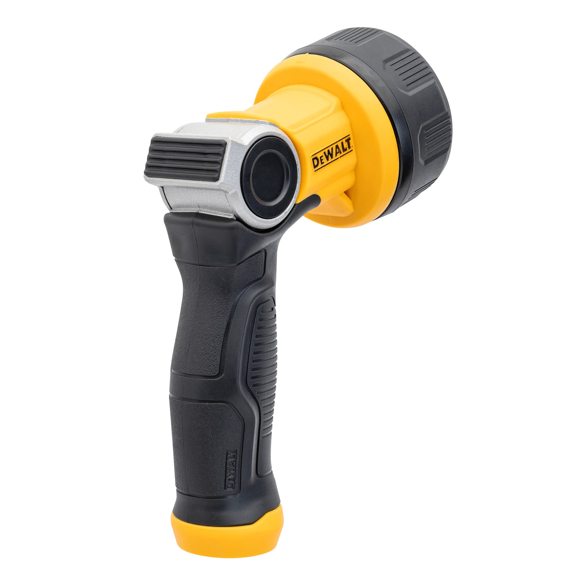 DEWALT Pattern Pro Thumb Control Turret Nozzle DXWN3288 hose end yellow gray on Tampa Home & Garden Store