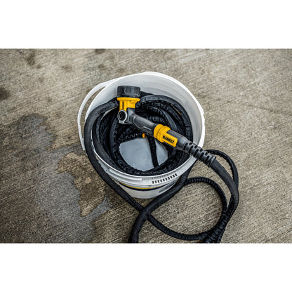 DEWALT Pattern Pro Thumb Control Turret Nozzle DXWN3288 hose end yellow black grip bucket on Tampa Home & Garden Store