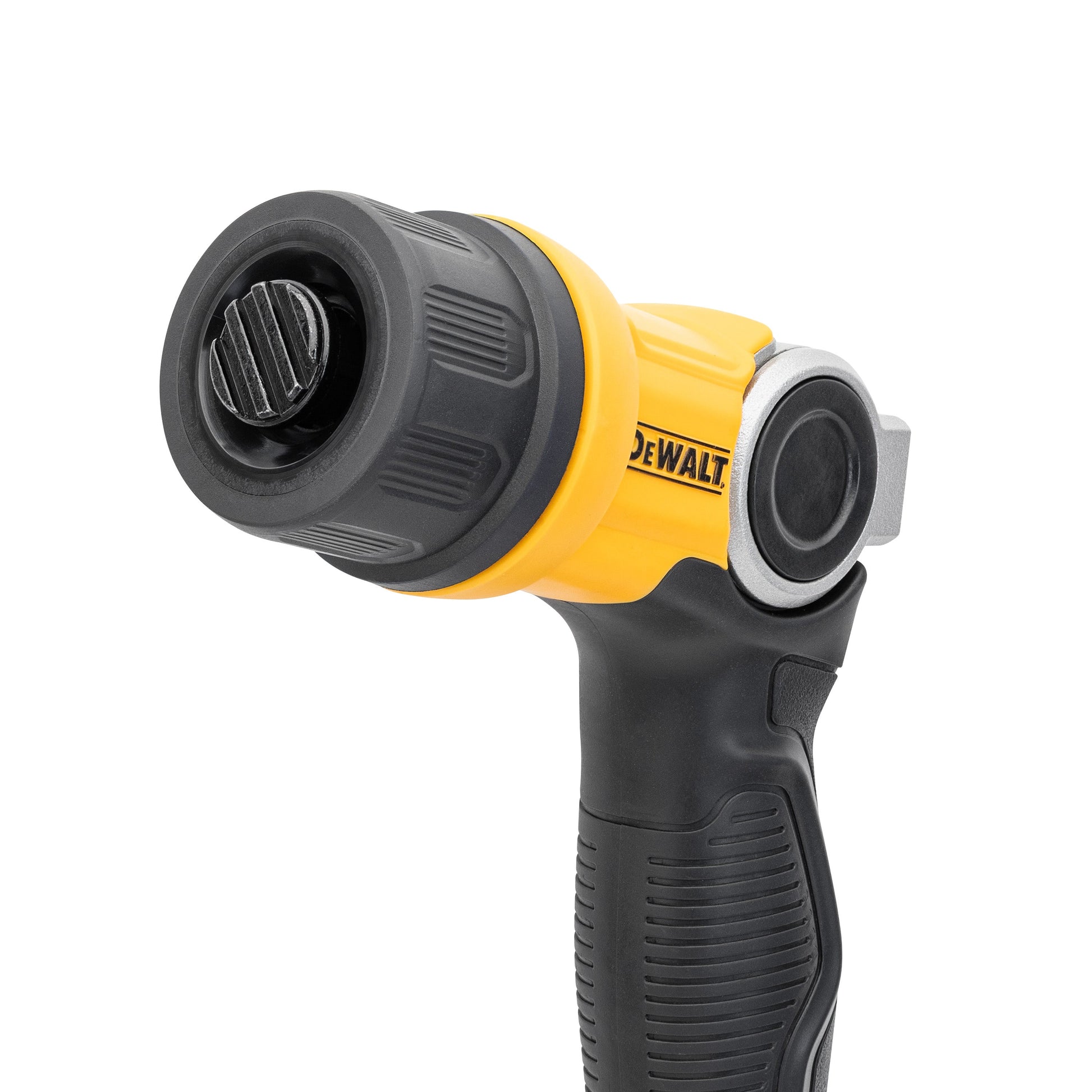 DEWALT Pattern Pro Thumb-Control Adjustable Nozzle DXWN3289 hose end nozzle yellow black grip on Tampa Home & Garden Store