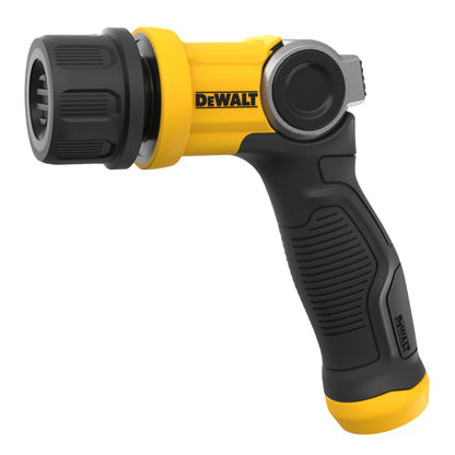 DEWALT Pattern Pro Thumb Control Adjustable Nozzle DXWN3289 hose end spray nozzle, yellow body on Tampa Home & Garden Store