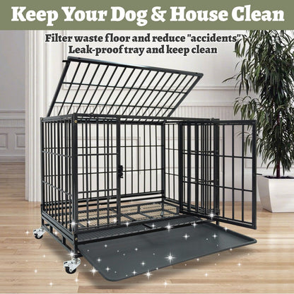37" Stackable Heavy Duty Dog Kennel 371D04