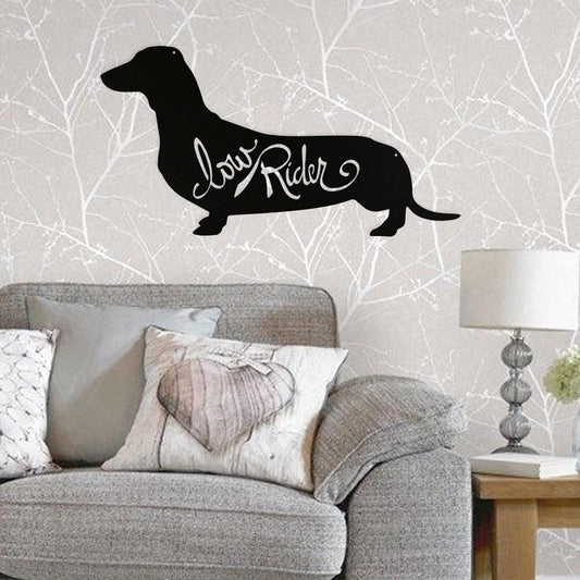 Dachshund Low Rider - Metal Wall Art/Décor - Tampa Home & Garden Store