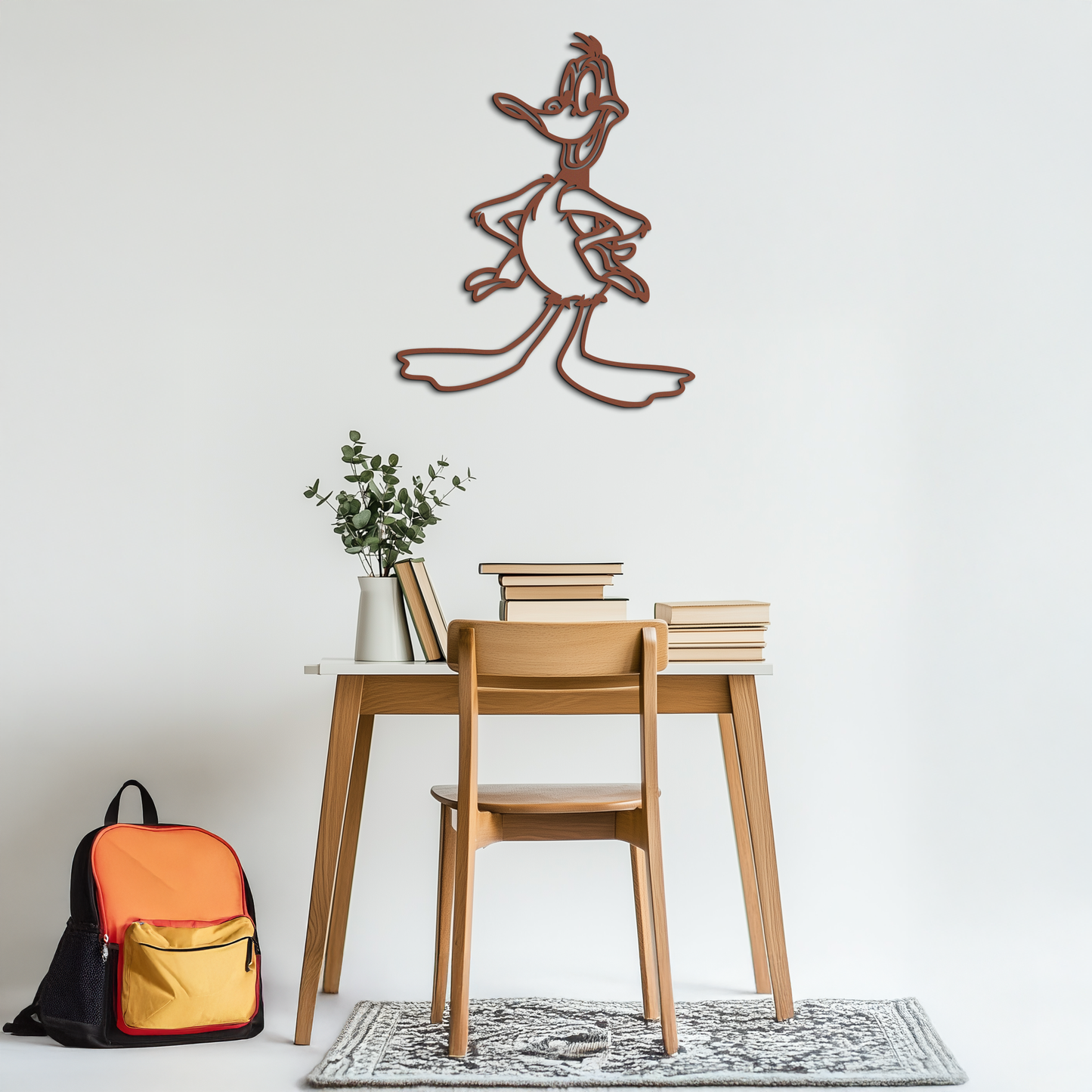 Daffy Duck Metal Wall Art – Classic Cartoon Character Silhouette for Fans- KAF663 - Tampa Home & Garden Store