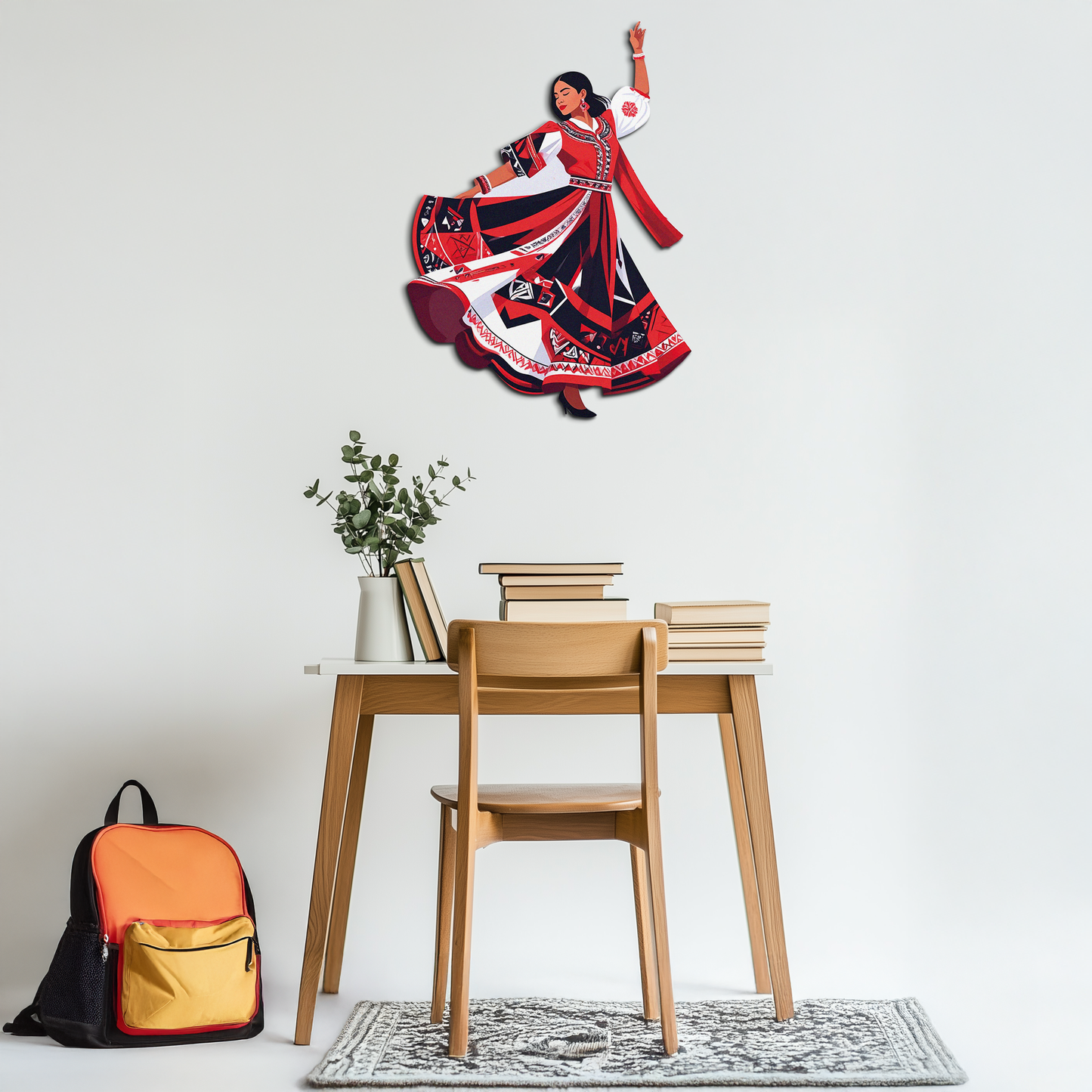 Dancing Woman Metal Wall Art – Bold & Cultural Decor-KAFUVM031 - Tampa Home & Garden Store
