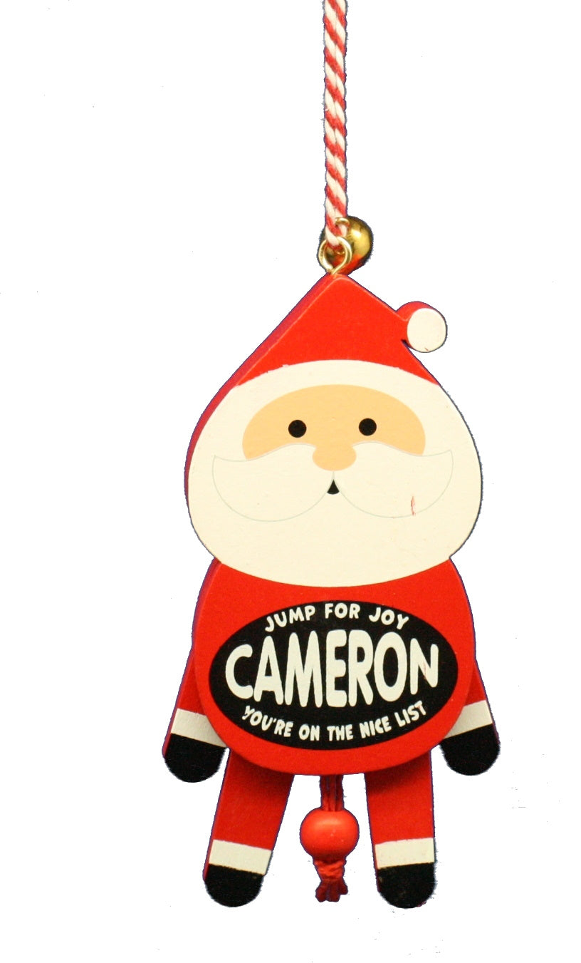 Dancing Wooden Ornament (A - D) - - Tampa Home & Garden Store