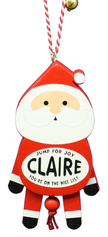 Dancing Wooden Ornament (A - D) - - Tampa Home & Garden Store