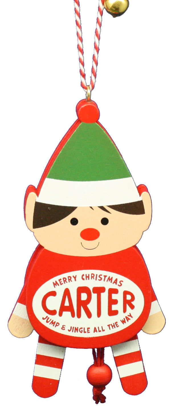 Dancing Wooden Ornament (A - D) - - Tampa Home & Garden Store
