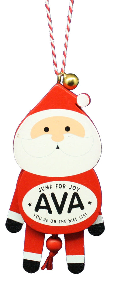 Dancing Wooden Ornament (A - D) - - Tampa Home & Garden Store