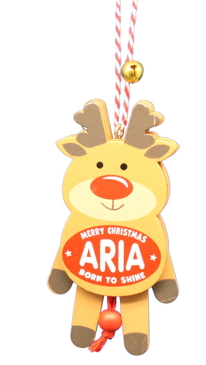 Dancing Wooden Ornament (A - D) - - Tampa Home & Garden Store