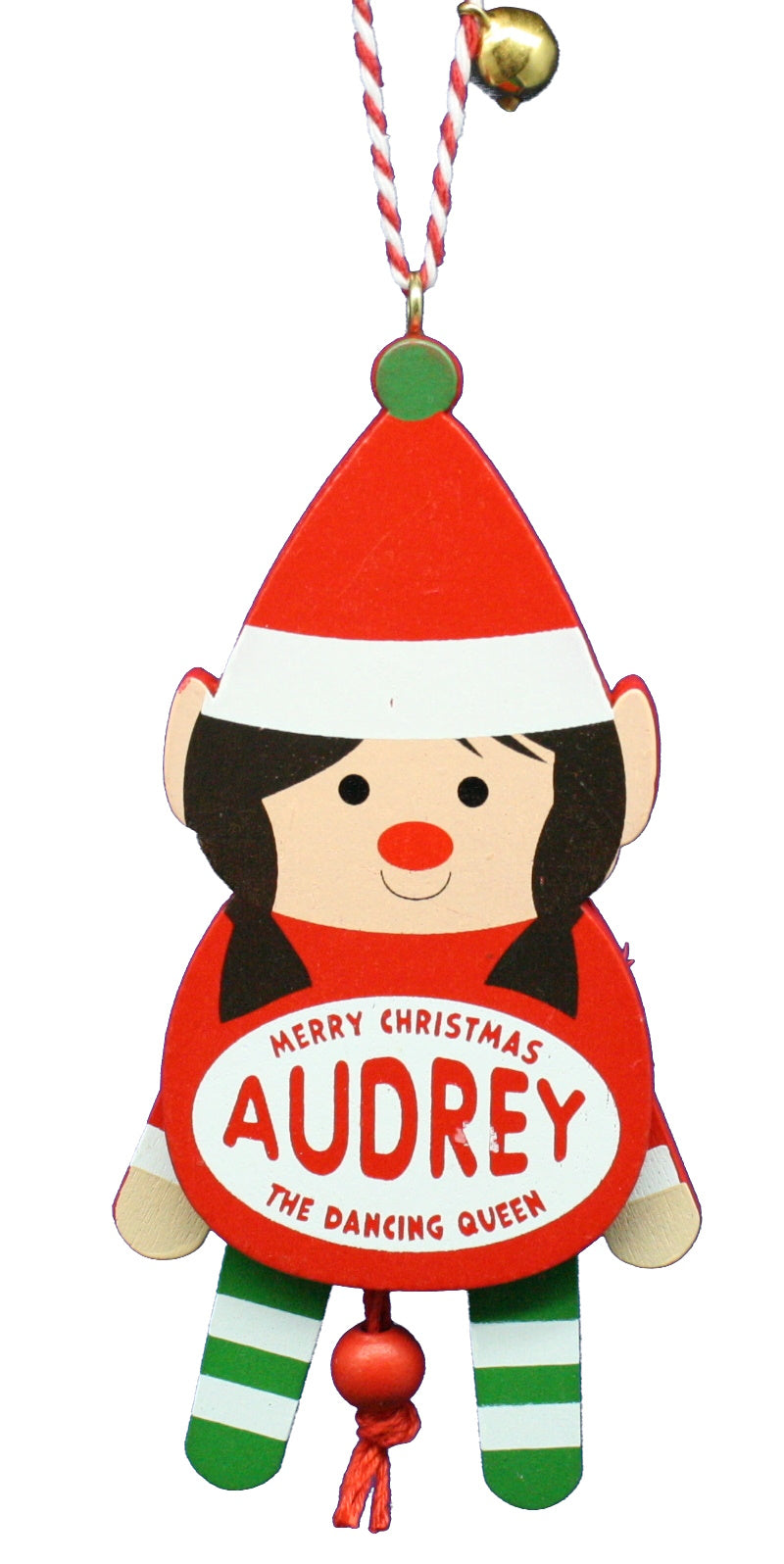 Dancing Wooden Ornament (A - D) - - Tampa Home & Garden Store