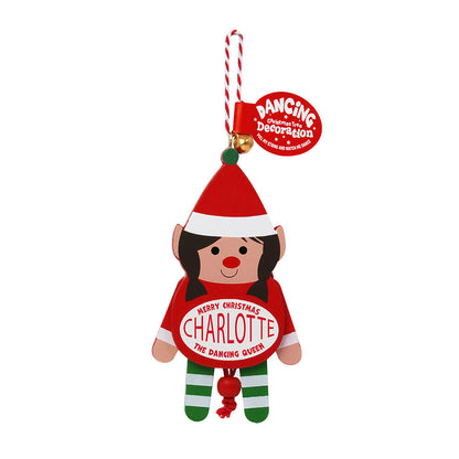 Dancing Wooden Ornament (A - D) - - Tampa Home & Garden Store