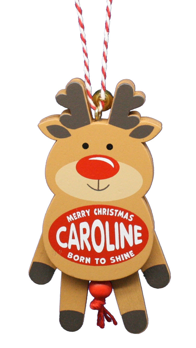 Dancing Wooden Ornament (A - D) - - Tampa Home & Garden Store