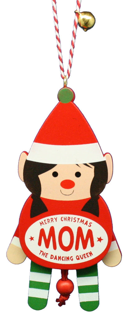 Dancing Wooden Ornament (Family) - - Tampa Home & Garden Store
