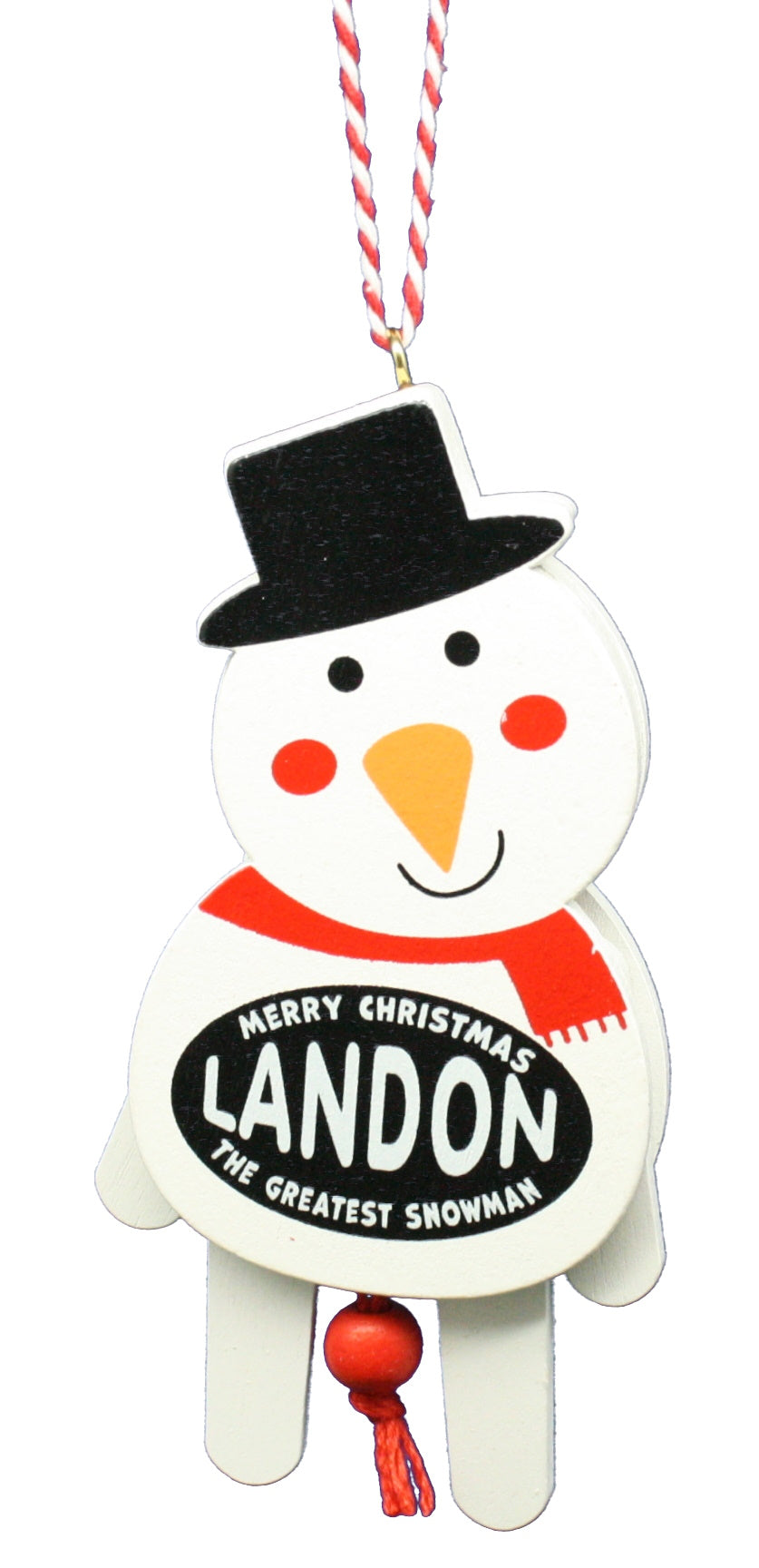 Dancing Wooden Ornament (L - Z) - - Tampa Home & Garden Store
