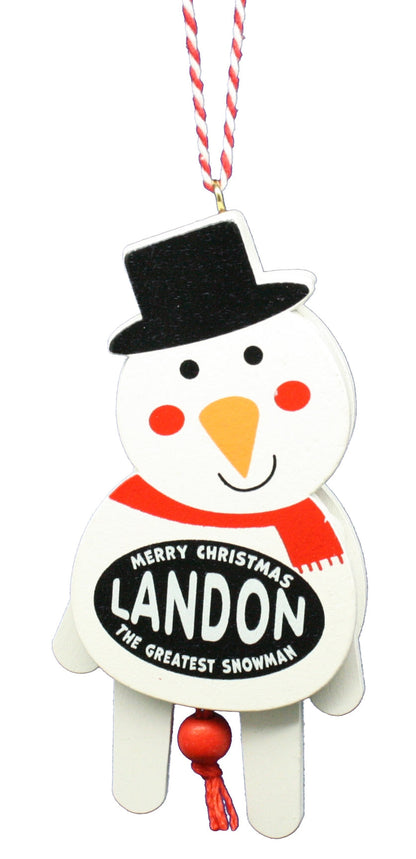 Dancing Wooden Ornament (L - Z) - - Tampa Home & Garden Store