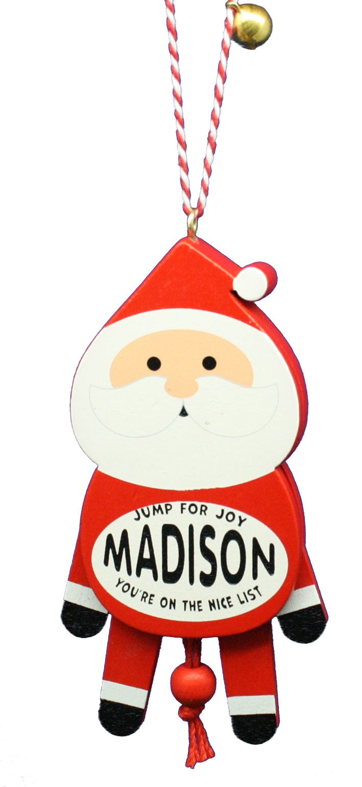 Dancing Wooden Ornament (L - Z) - - Tampa Home & Garden Store