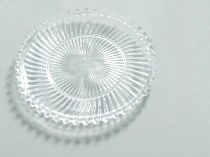 Danielle Ribbed Glass Plate - Tampa Home & Garden Store