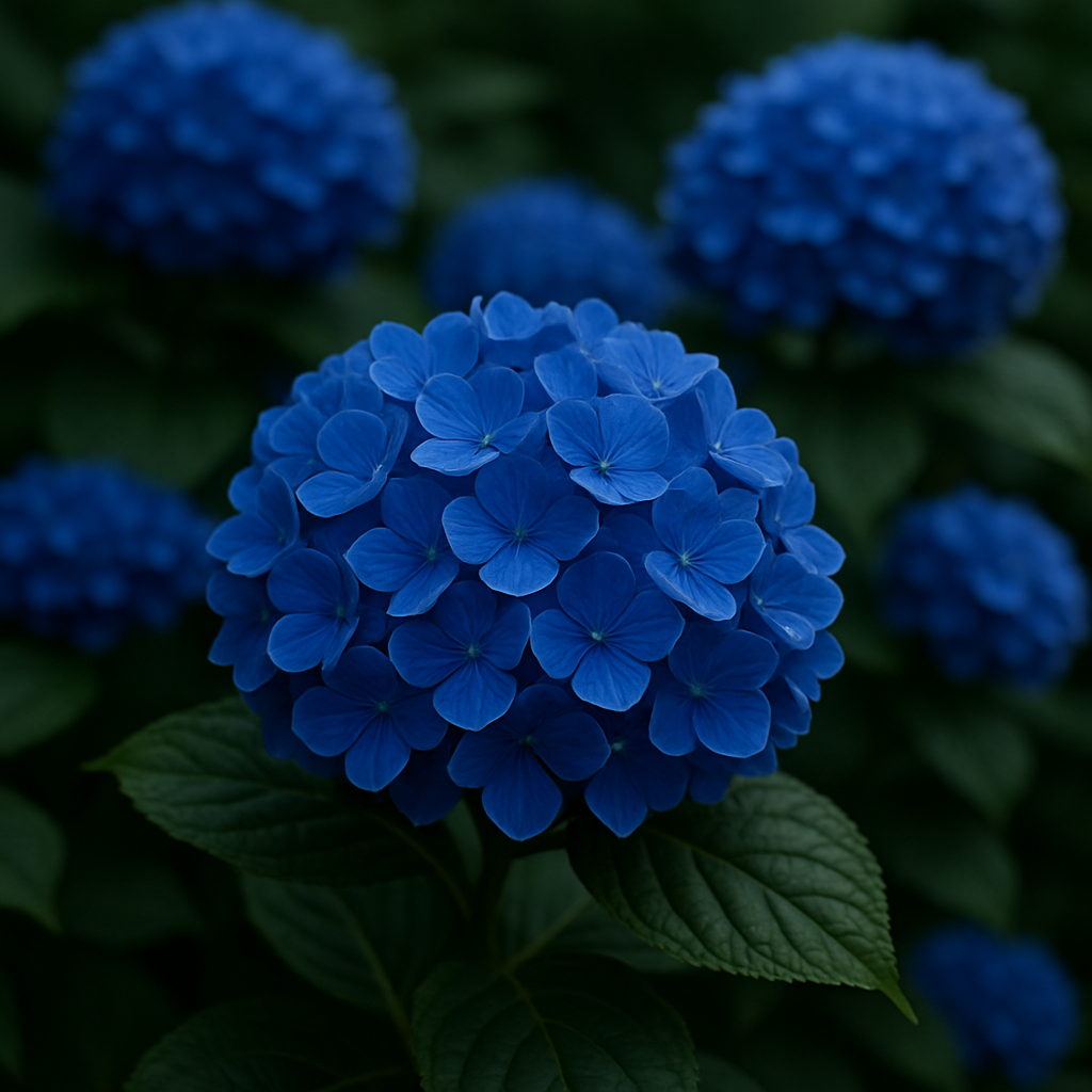 Dark Blue Hydrangea Seeds - Beautiful Attractive Showy and Hardy Perennial Flowers - Tampa Home & Garden Store