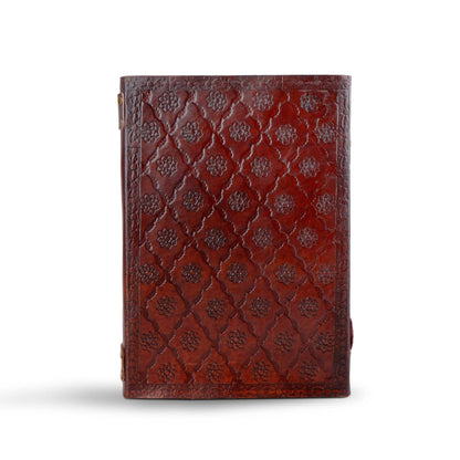 Dark Brown 7 Stones Leather Diary - Tampa Home & Garden Store