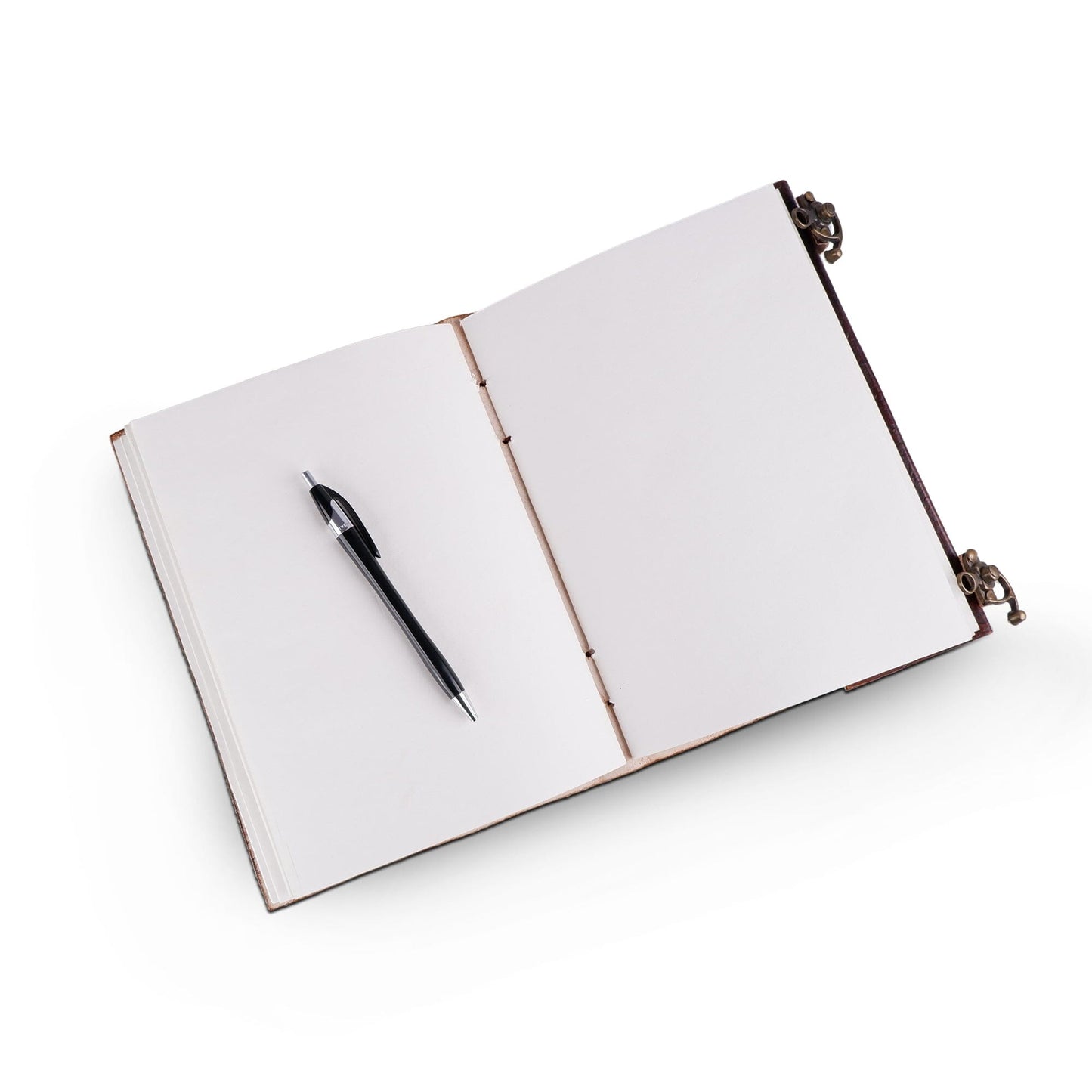 Dark Brown 7 Stones Leather Diary - Tampa Home & Garden Store