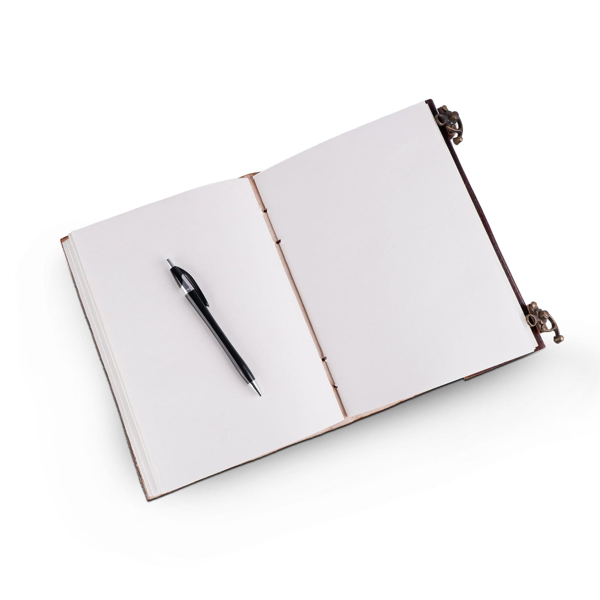 Dark Brown 7 Stones Leather Diary - Tampa Home & Garden Store