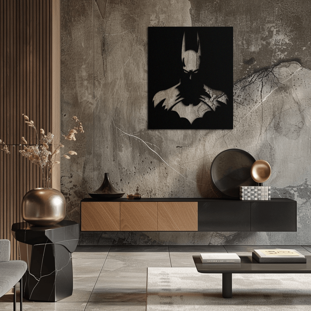 Dark Knight Metal Wall Art - Modern Steel Wall Decor - KAF034 - Tampa Home & Garden Store