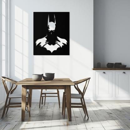 Dark Knight Metal Wall Art - Modern Steel Wall Decor - KAF034 - Tampa Home & Garden Store