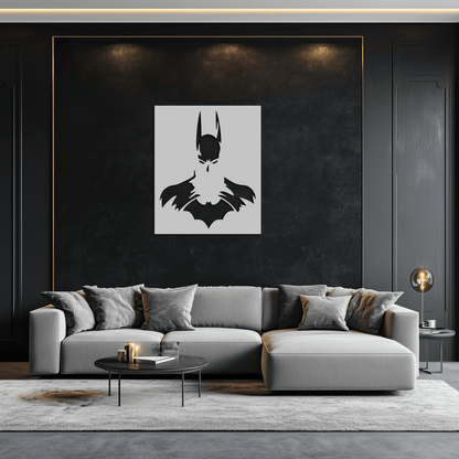 Dark Knight Metal Wall Art - Modern Steel Wall Decor - KAF034 - Tampa Home & Garden Store