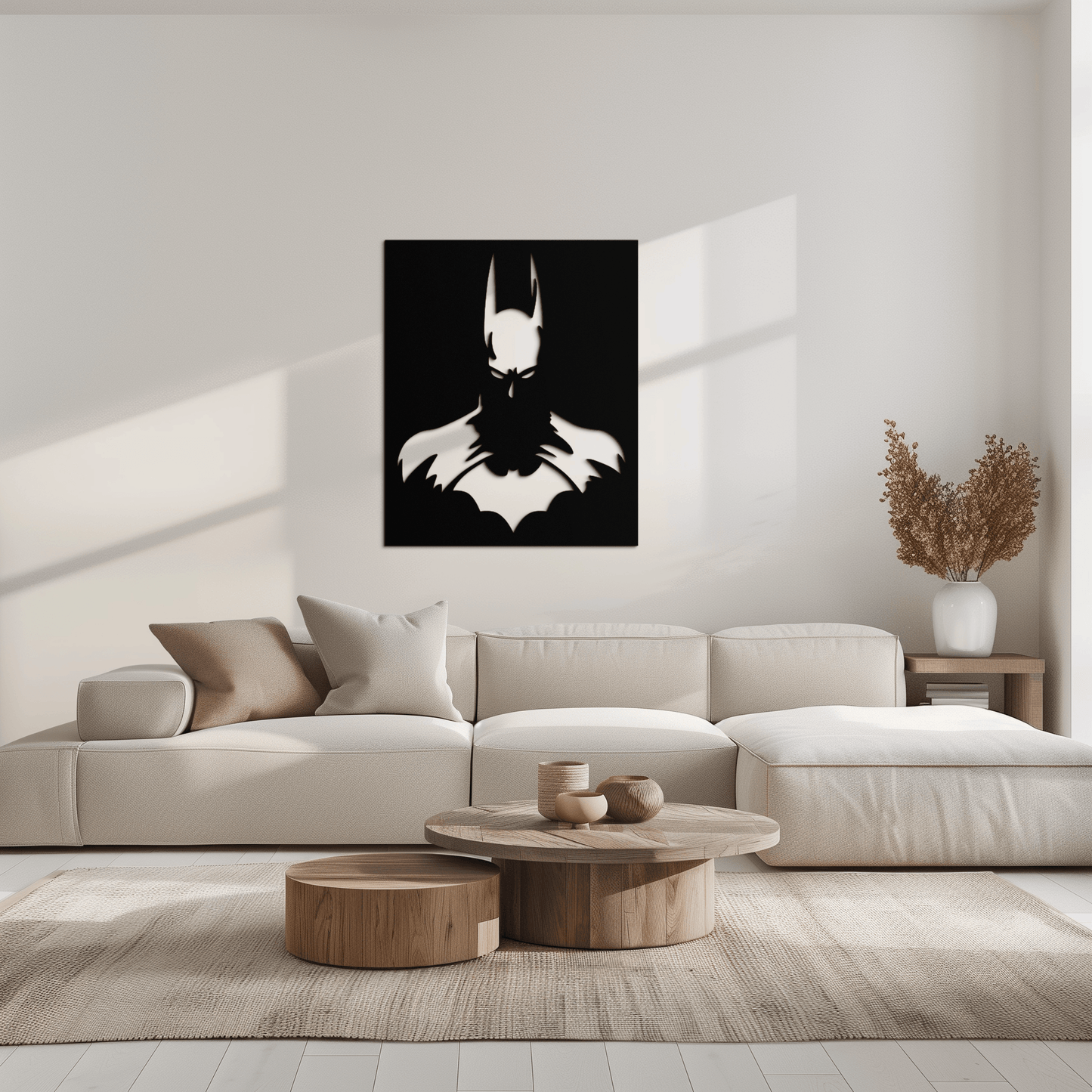 Dark Knight Metal Wall Art - Modern Steel Wall Decor - KAF034 - Tampa Home & Garden Store