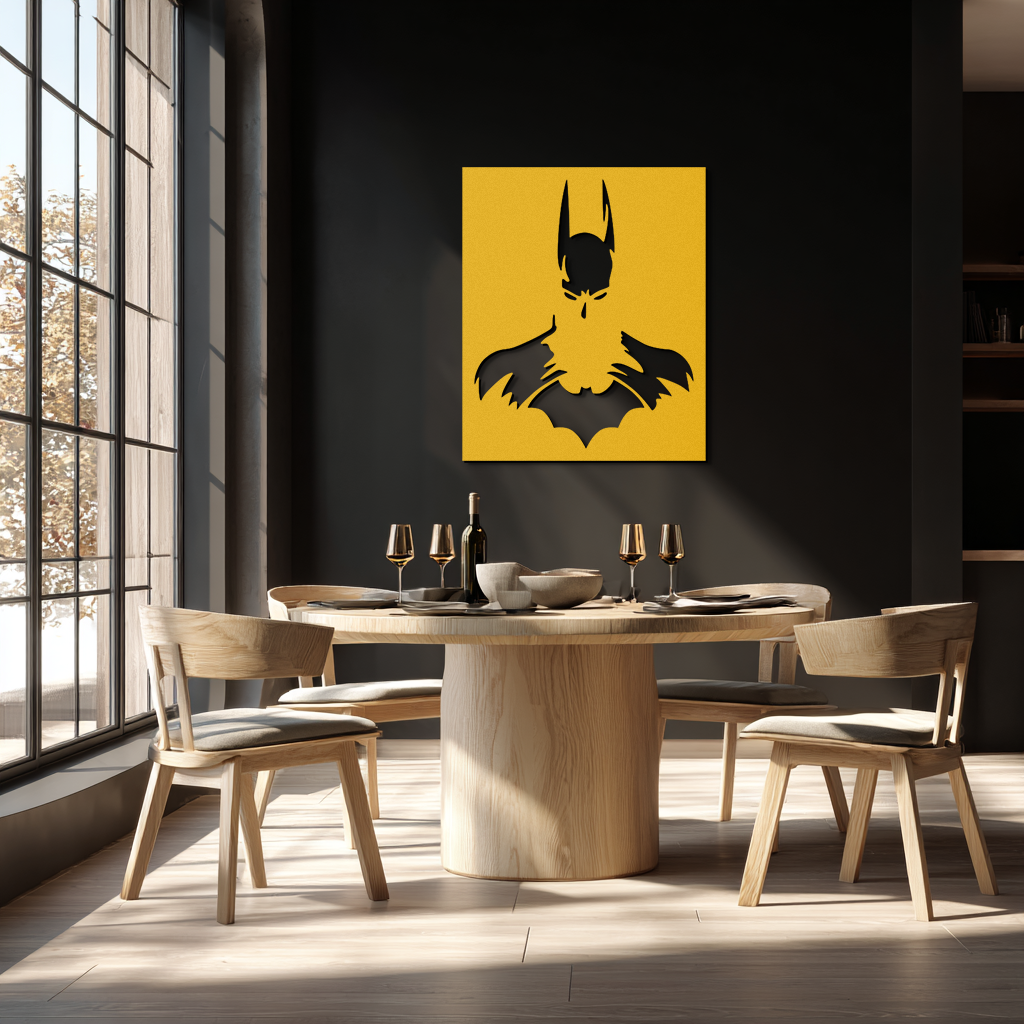 Dark Knight Metal Wall Art - Modern Steel Wall Decor - KAF034 - Tampa Home & Garden Store