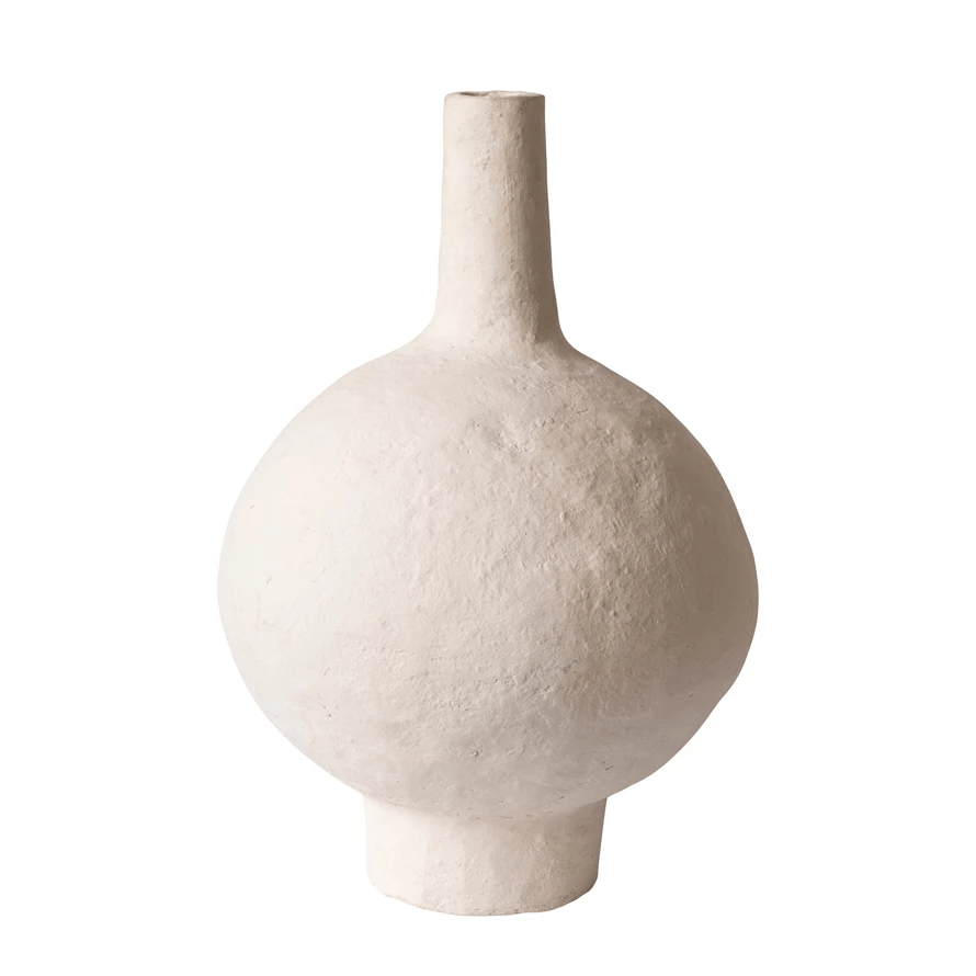 Decorative Handmade Paper Mache Vase - Tampa Home & Garden Store