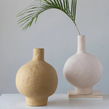 Decorative Handmade Paper Mache Vase - Tampa Home & Garden Store