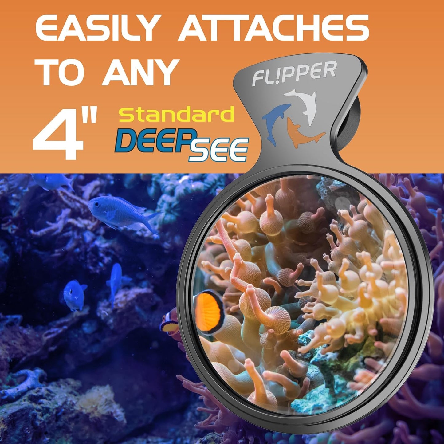 DeepSee Viewer Black 4 Inch Orange Filter