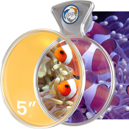 DeepSee Viewer Clear Max 5 Inch Orange Filter 3-pack by Flipper coral reef image on Tampa Home & Garden Store