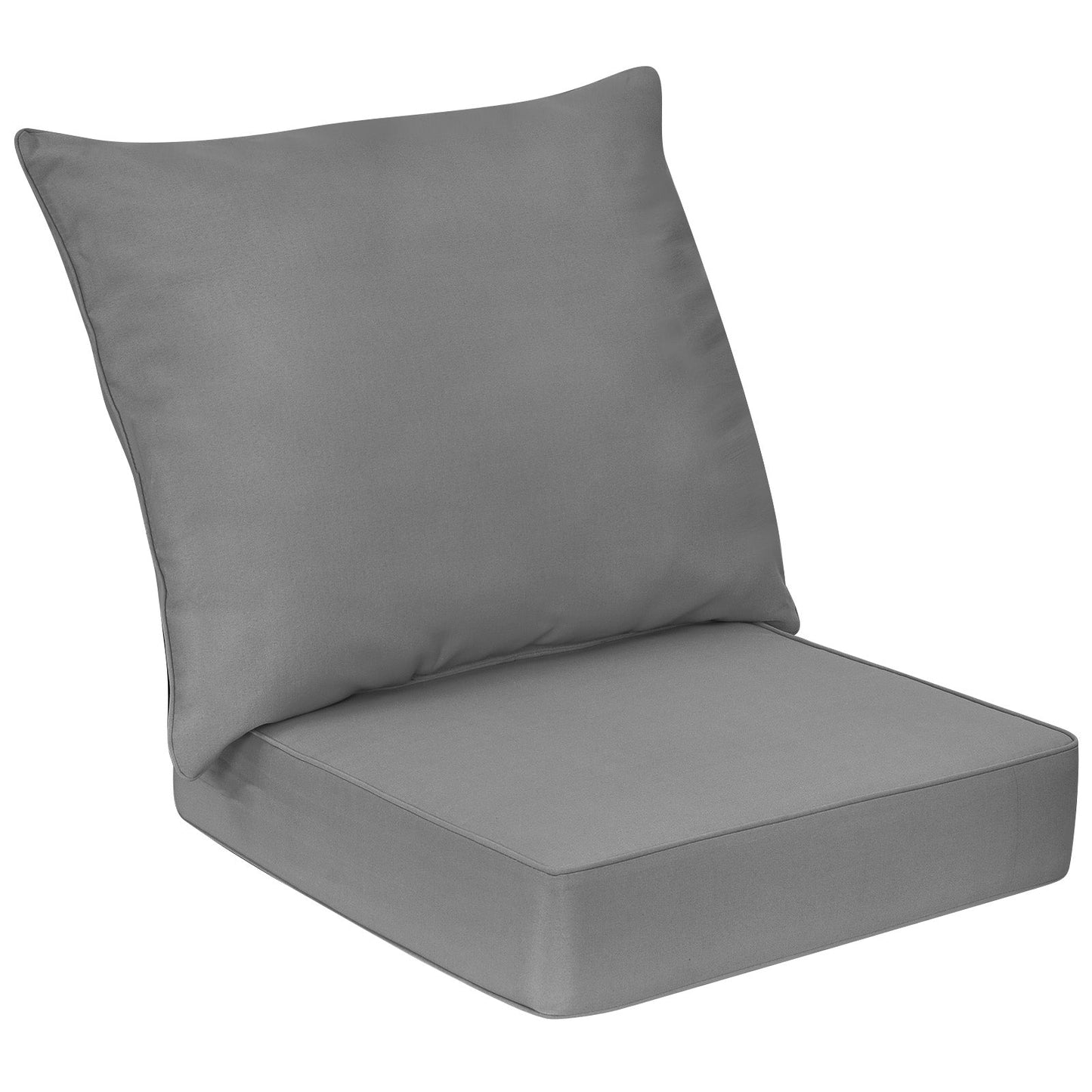Juego de almohadones profundos para silla con cuerdas para interior y exterior - Azul