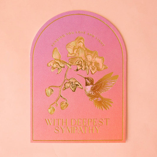 Deepest Sympathies Card | Hummingbird - Tampa Home & Garden Store