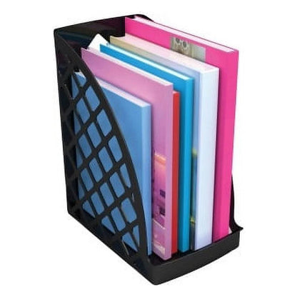 Deflecto Recycled Plastic Magazine File – Black - Tampa Home & Garden Store