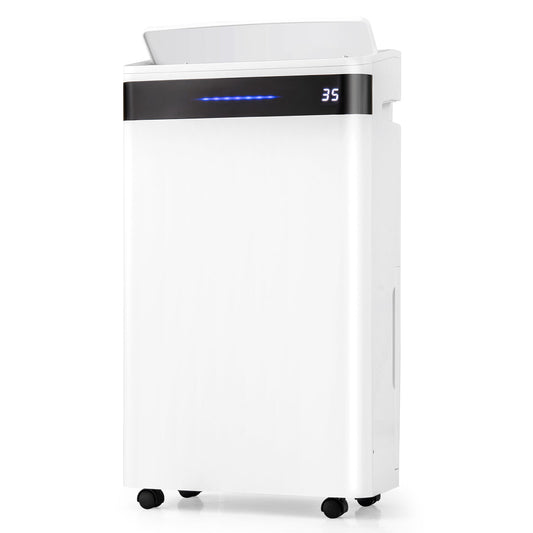 4500 Sq. Ft 57 Pint Dehumidifier for Home and Basement-White - Tampa Home & Garden Store